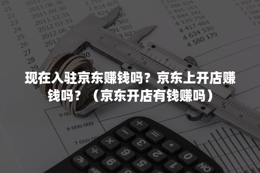 现在入驻京东赚钱吗？京东上开店赚钱吗？（京东开店有钱赚吗）