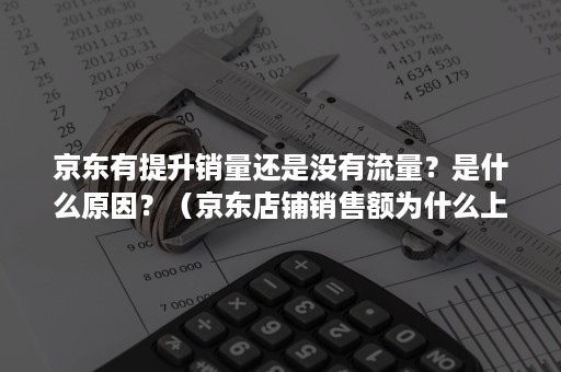 京东有提升销量还是没有流量？是什么原因？（京东店铺销售额为什么上不去）