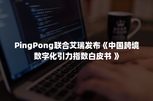 PingPong联合艾瑞发布《中国跨境数字化引力指数白皮书 》