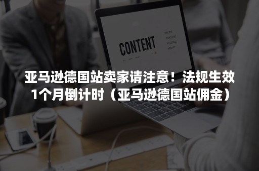 亚马逊德国站卖家请注意！法规生效1个月倒计时（亚马逊德国站佣金）