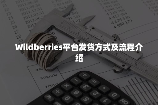 Wildberries平台发货方式及流程介绍