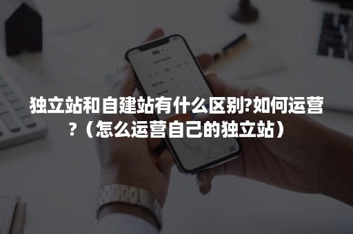 独立站和自建站有什么区别?如何运营?（怎么运营自己的独立站）