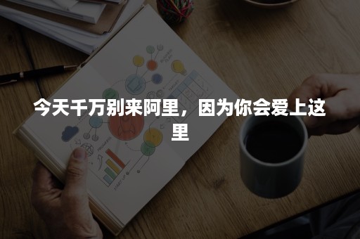 今天千万别来阿里，因为你会爱上这里