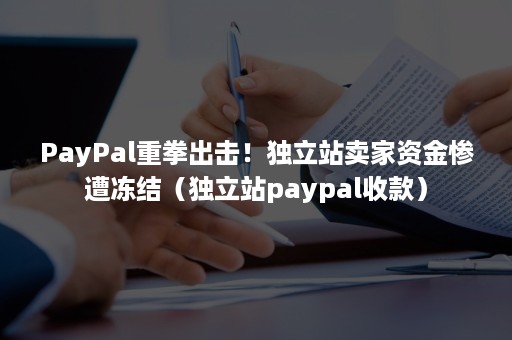 PayPal重拳出击！独立站卖家资金惨遭冻结（独立站paypal收款）