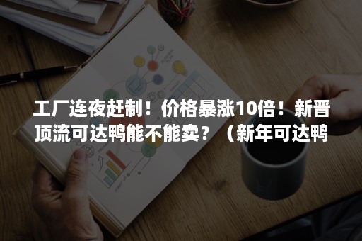 工厂连夜赶制！价格暴涨10倍！新晋顶流可达鸭能不能卖？（新年可达鸭）