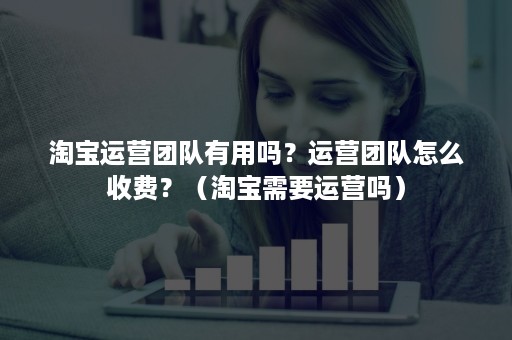 淘宝运营团队有用吗？运营团队怎么收费？（淘宝需要运营吗）