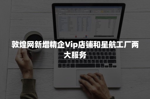 敦煌网新增精企Vip店铺和星航工厂两大服务