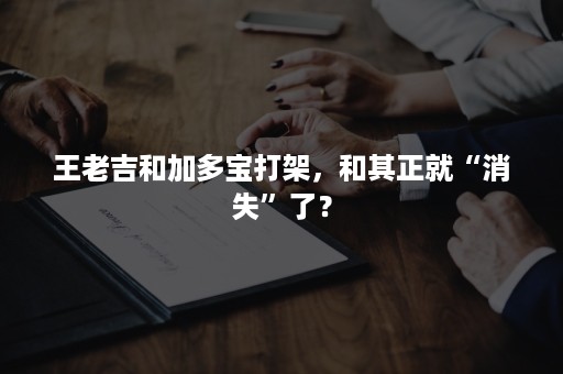 王老吉和加多宝打架，和其正就“消失”了？