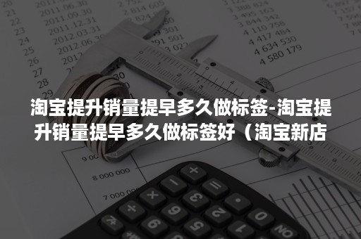 淘宝提升销量提早多久做标签-淘宝提升销量提早多久做标签好（淘宝新店销量怎么提高）