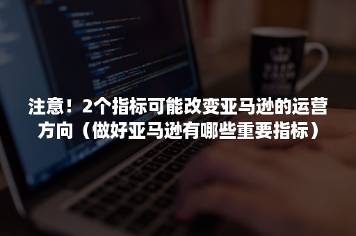 注意！2个指标可能改变亚马逊的运营方向（做好亚马逊有哪些重要指标）