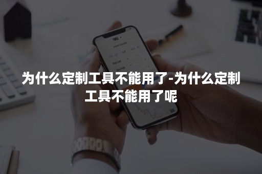 为什么定制工具不能用了-为什么定制工具不能用了呢