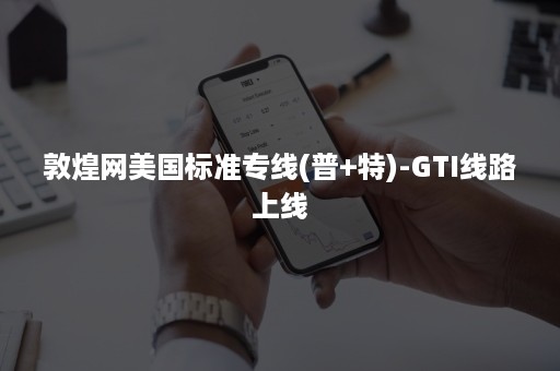 敦煌网美国标准专线(普+特)-GTI线路上线