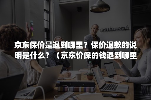 京东保价是退到哪里？保价退款的说明是什么？（京东价保的钱退到哪里）