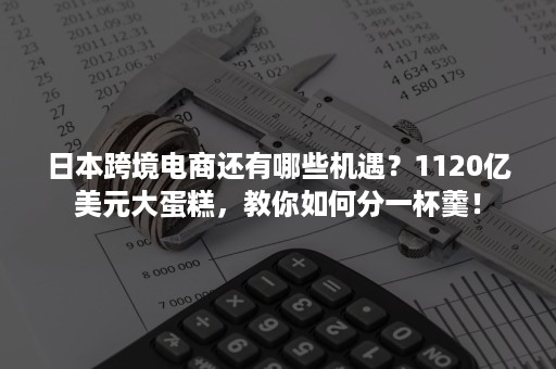 日本跨境电商还有哪些机遇？1120亿美元大蛋糕，教你如何分一杯羹！