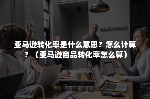 亚马逊转化率是什么意思？怎么计算？（亚马逊商品转化率怎么算）