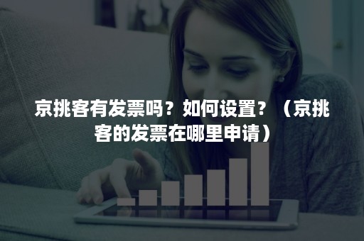 京挑客有发票吗？如何设置？（京挑客的发票在哪里申请）