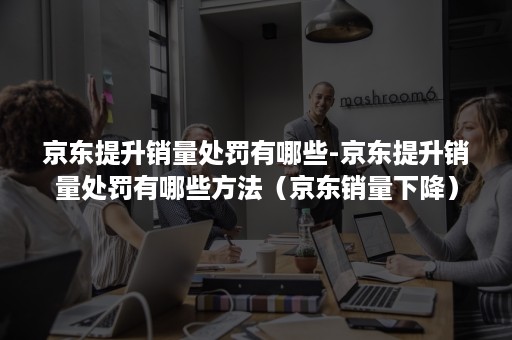 京东提升销量处罚有哪些-京东提升销量处罚有哪些方法(京东销量下降) 京东提升销量处罚有哪些-京东提升销量处罚有哪些方法(京东销量下降)