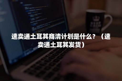 速卖通土耳其商清计划是什么？（速卖通土耳其发货）