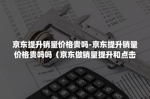 京东提升销量价格贵吗-京东提升销量价格贵吗吗（京东做销量提升和点击率的）