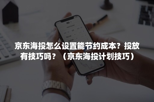 京东海投怎么设置能节约成本?投放有技巧吗?(京东海投计划技巧) 京东海投怎么设置能节约成本?投放有技巧吗?(京东海投计划技巧)