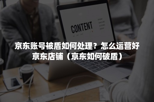 京东账号被盾如何处理？怎么运营好京东店铺（京东如何破盾）