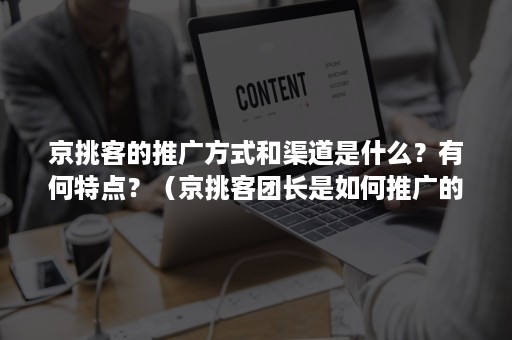京挑客的推广方式和渠道是什么?有何特点?(京挑客团长是如何推广的) 京挑客的推广方式和渠道是什么?有何特点?(京挑客团长是如何推广的)