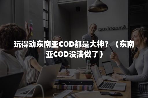 玩得动东南亚COD都是大神？（东南亚COD没法做了）