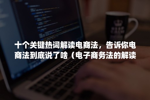 十个关键热词解读电商法，告诉你电商法到底说了啥（电子商务法的解读）