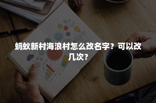 蚂蚁新村海浪村怎么改名字？可以改几次？