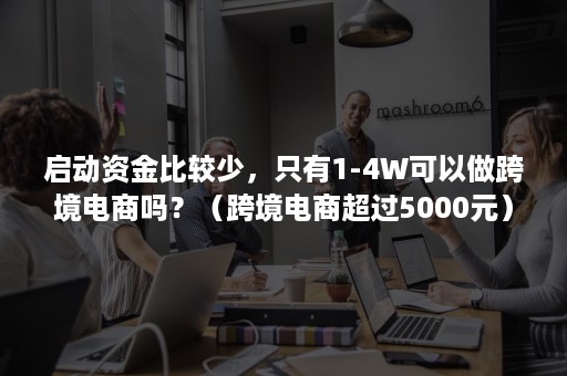 启动资金比较少，只有1-4W可以做跨境电商吗？（跨境电商超过5000元）