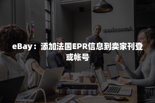 eBay：添加法国EPR信息到卖家刊登或帐号