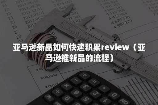 亚马逊新品如何快速积累review（亚马逊推新品的流程）