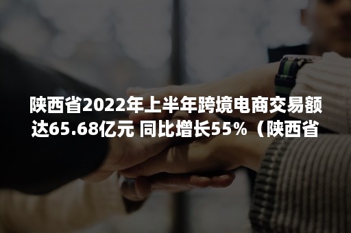 陕西省2022年上半年跨境电商交易额达65.68亿元 同比增长55%（陕西省跨境电商情况）