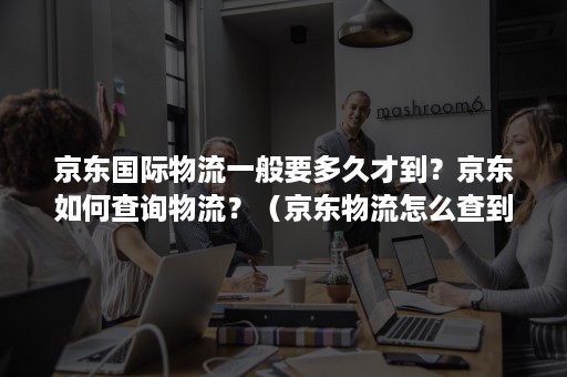 京东国际物流一般要多久才到？京东如何查询物流？（京东物流怎么查到）