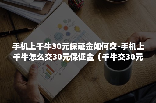 手机上千牛30元保证金如何交-手机上千牛怎么交30元保证金（千牛交30元保证金在哪）