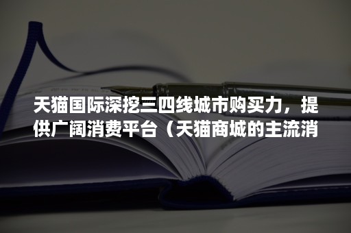 天猫国际深挖三四线城市购买力，提供广阔消费平台（天猫商城的主流消费群体）