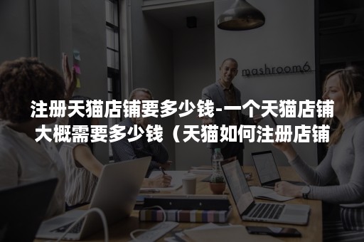 注册天猫店铺要多少钱-一个天猫店铺大概需要多少钱（天猫如何注册店铺需要多少钱）