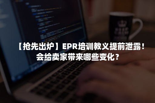 【抢先出炉】EPR培训教义提前泄露！会给卖家带来哪些变化？