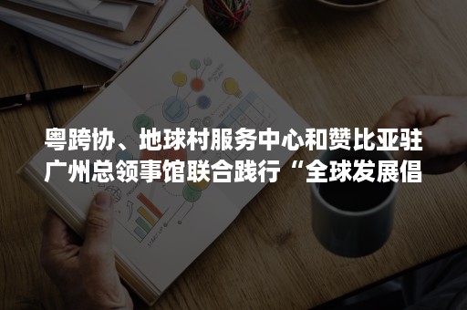 粤跨协、地球村服务中心和赞比亚驻广州总领事馆联合践行“全球发展倡议”