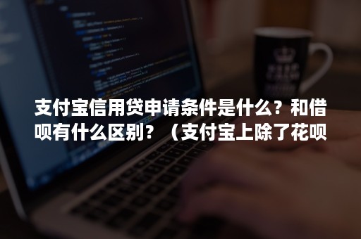 支付宝信用贷申请条件是什么？和借呗有什么区别？（支付宝上除了花呗借呗还有哪些直接授信芝麻信用的小贷）