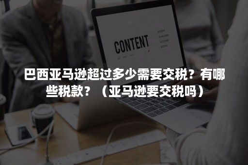 巴西亚马逊超过多少需要交税？有哪些税款？（亚马逊要交税吗）