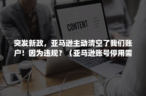 突发新政，亚马逊主动清空了我们账户！因为违规？（亚马逊账号停用需要提供措施步骤）