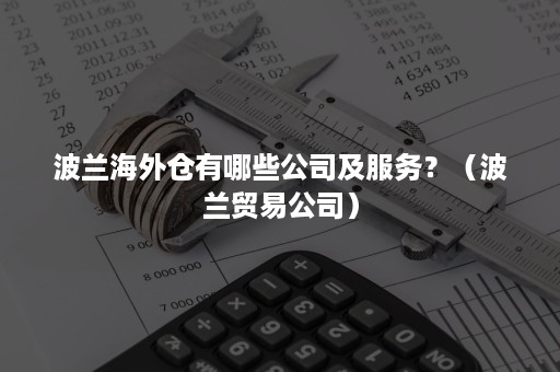 波兰海外仓有哪些公司及服务？（波兰贸易公司）