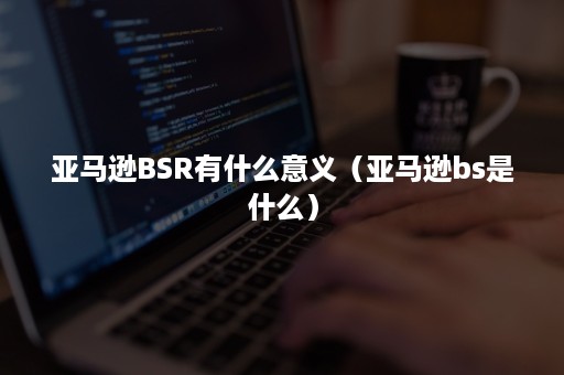 亚马逊BSR有什么意义（亚马逊bs是什么）