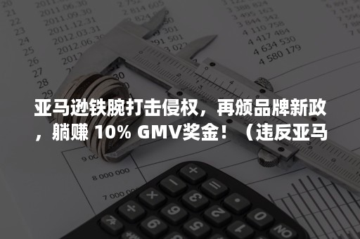 亚马逊铁腕打击侵权，再颁品牌新政，躺赚 10% GMV奖金！（违反亚马逊政策）