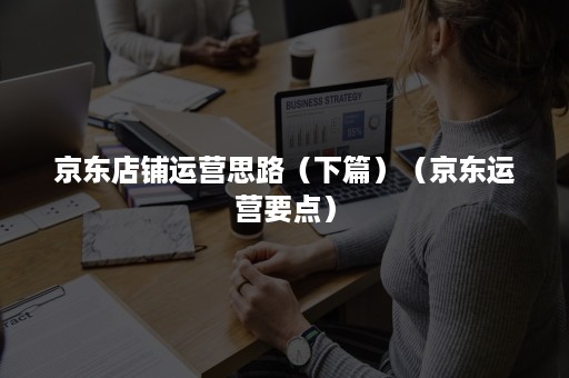 京东店铺运营思路（下篇）（京东运营要点）