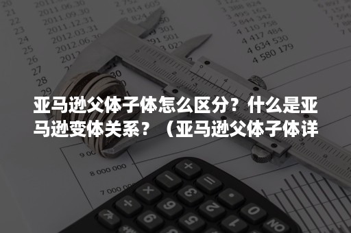 亚马逊父体子体怎么区分？什么是亚马逊变体关系？（亚马逊父体子体详解）