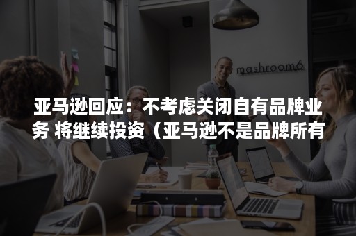 亚马逊回应：不考虑关闭自有品牌业务 将继续投资（亚马逊不是品牌所有者）