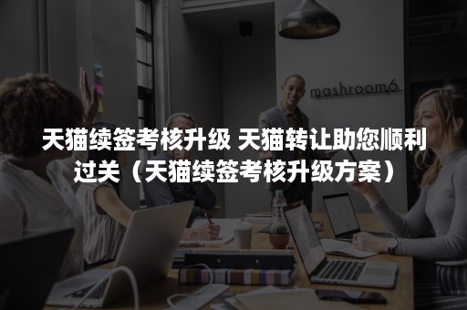 天猫续签考核升级 天猫转让助您顺利过关(天猫续签考核升级方案) 天猫续签考核升级 天猫转让助您顺利过关(天猫续签考核升级方案)