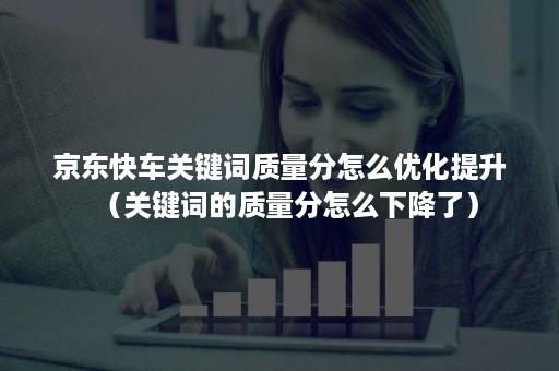 京东快车关键词质量分怎么优化提升（关键词的质量分怎么下降了）